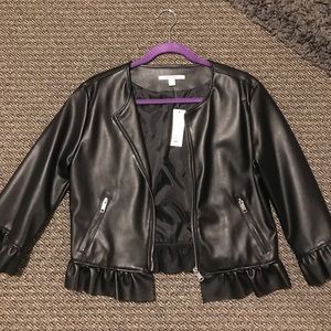 Francesca’s Black Leather Jacket